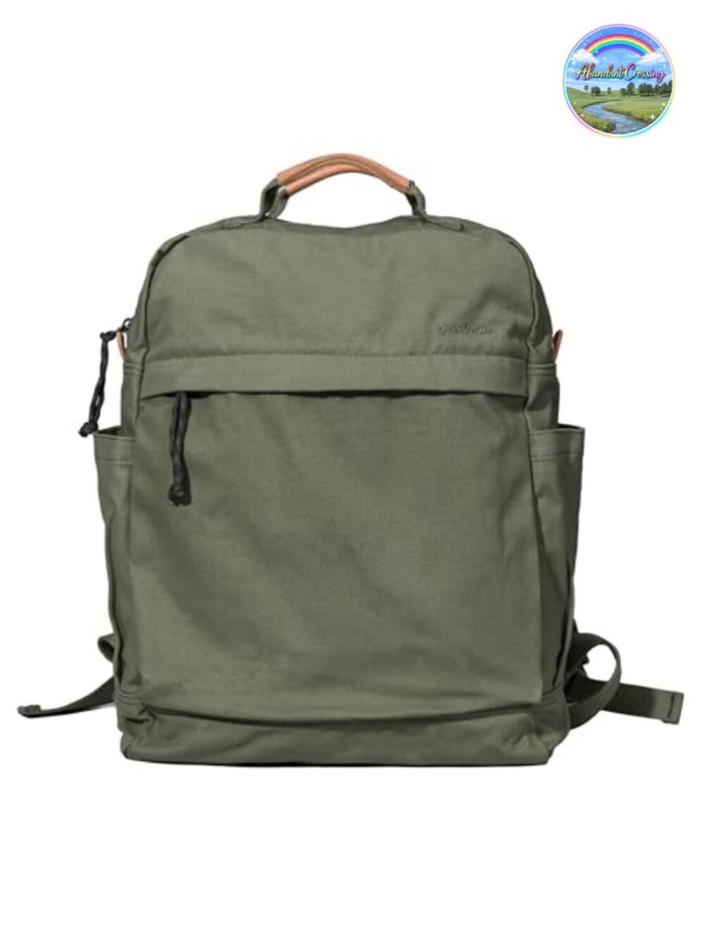 Canvas Backpack Vintage Casual Daypack Large Capacity Travel Commute Bag